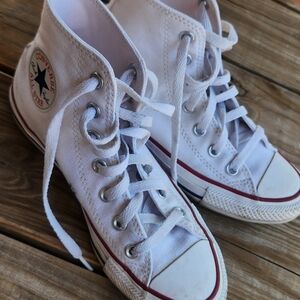 Converse White High-Top Sneakers Classic Design